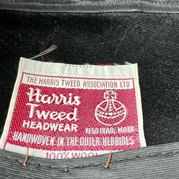 Harris Tweed 100% Wool Plaid Walking Hat Custom Tailored Made in Canada - Picture 6 of 7